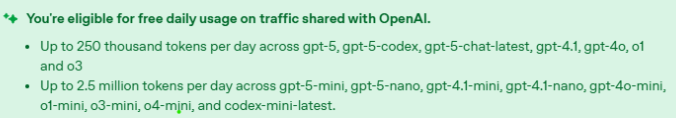 Featured image of post Unlock FREE Daily GPT-5 Tokens: How to Get 250K from OpenAI